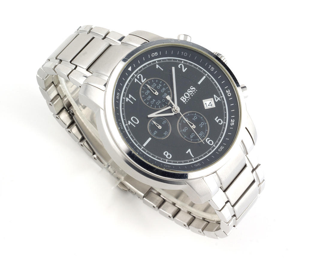 Herrklocka, Hugo Boss kronograf stål.