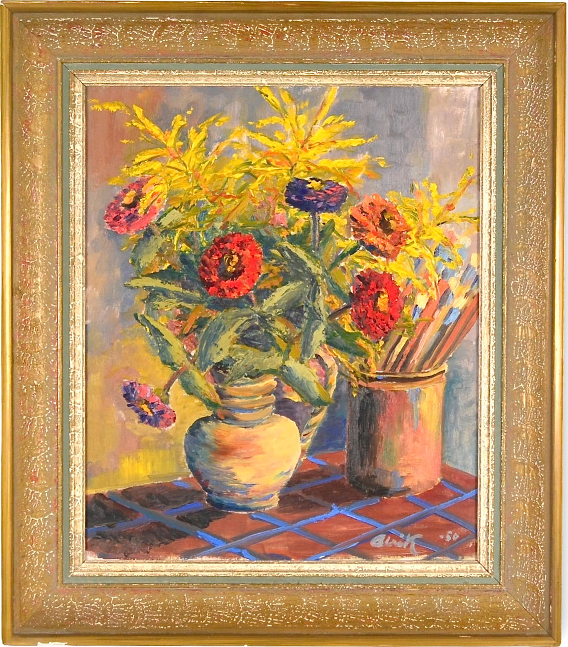 ALRIK IRDING. Olja på duk.