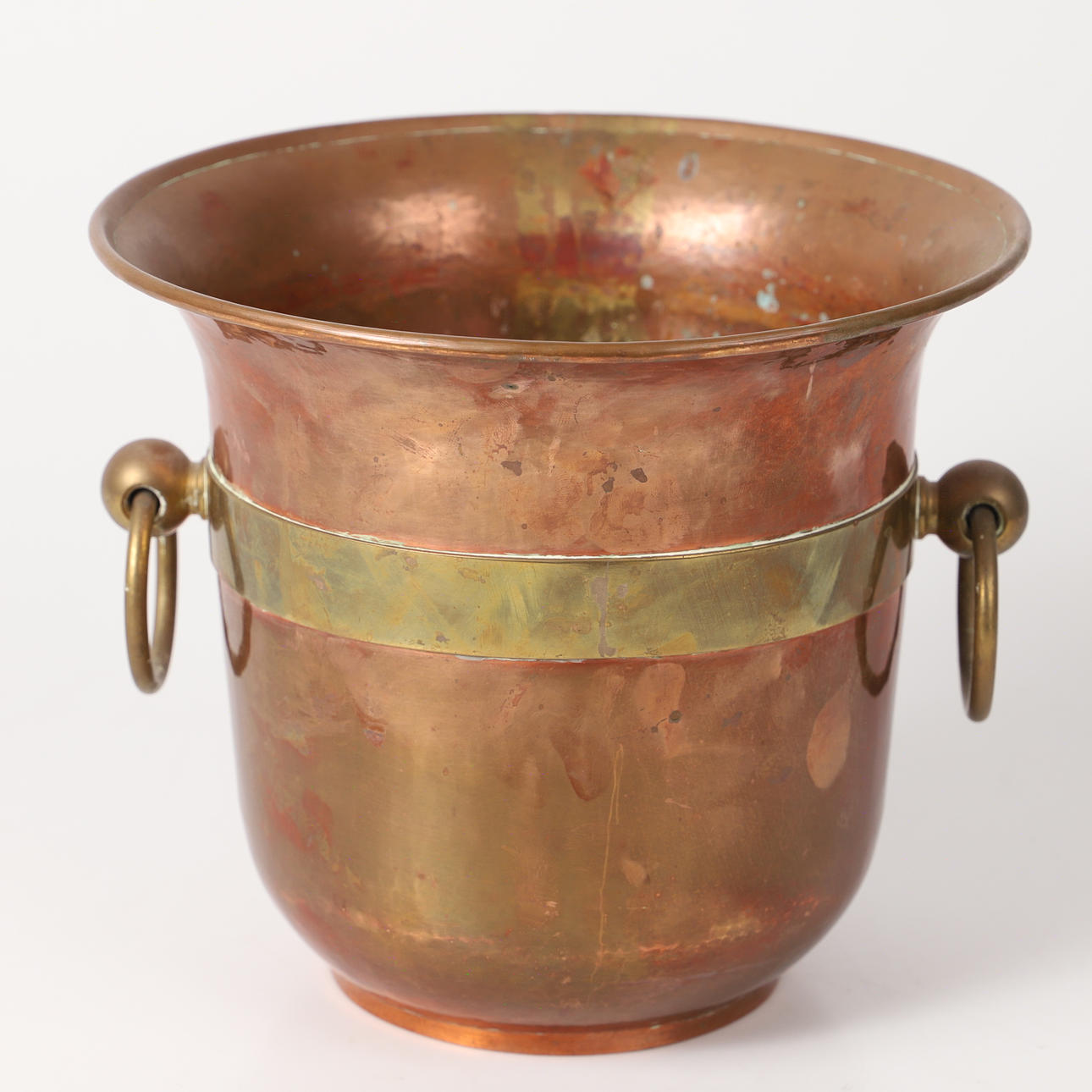 CHAMPAGNEKØLER, kobber/messing.