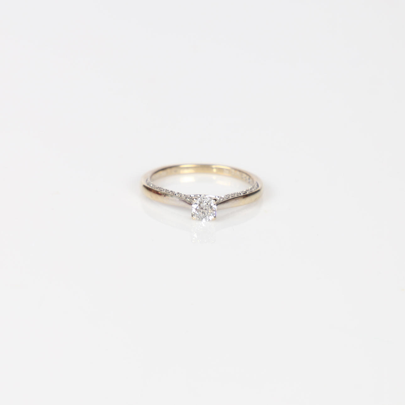 THE FOREVER DIAMOND SOLITAIRE RING.