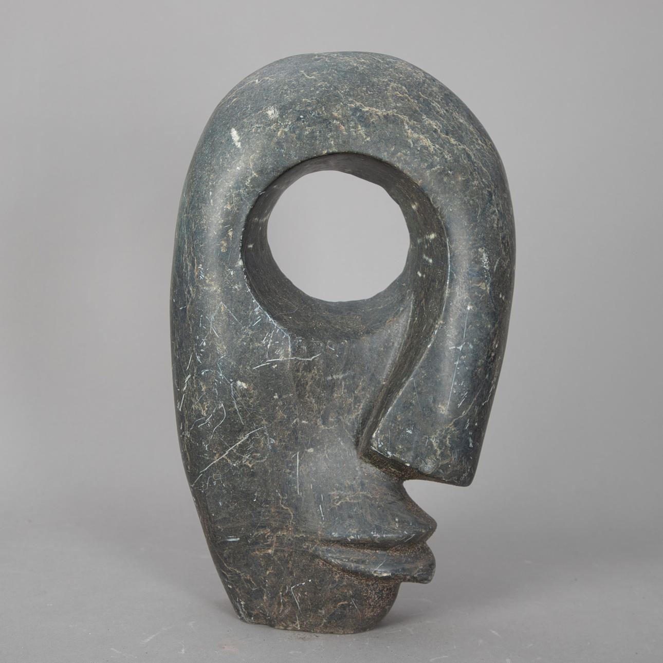 Shona-Skulptur, Gesicht. Simbabwe.