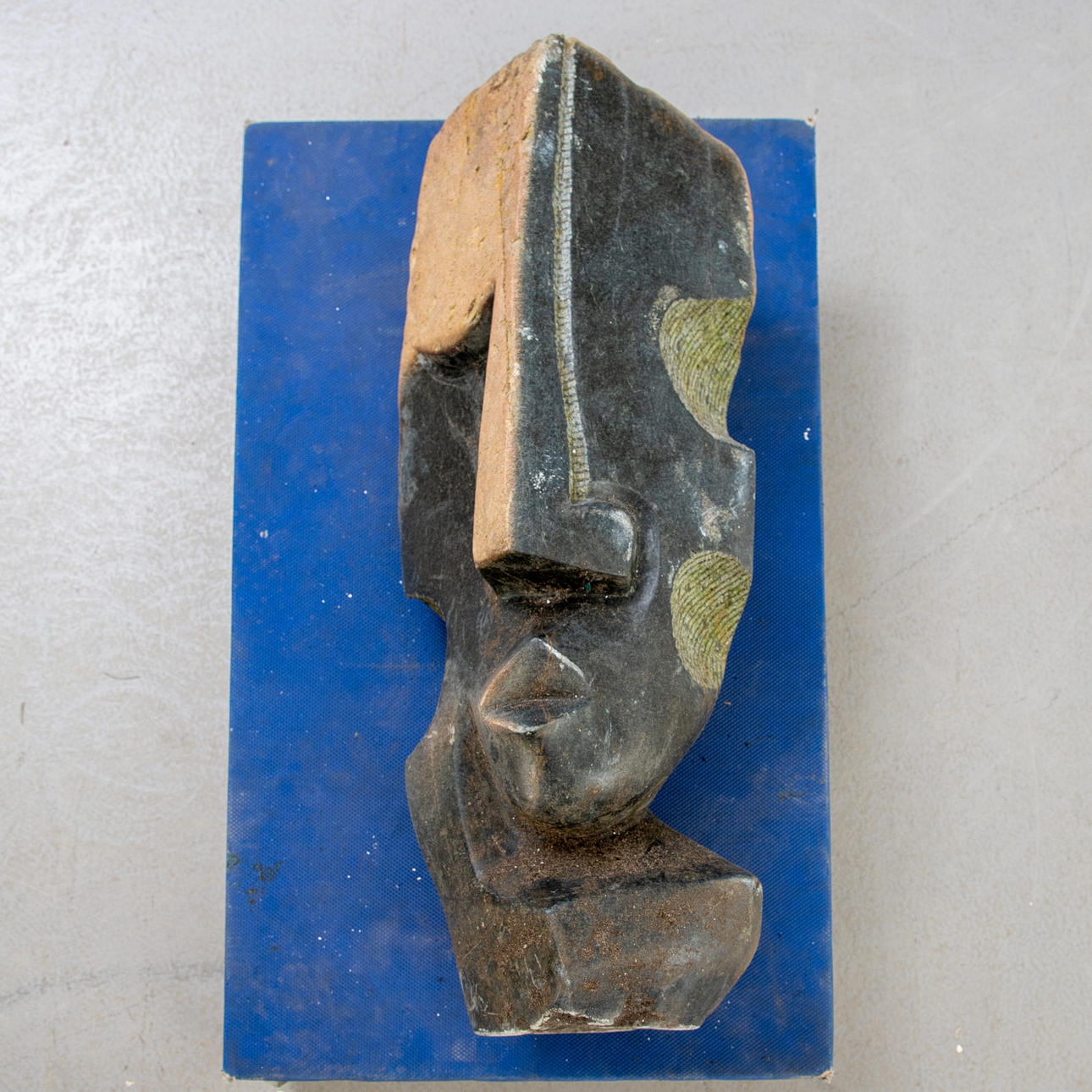 Shona-Skulptur, Gesicht, Simbabwe.