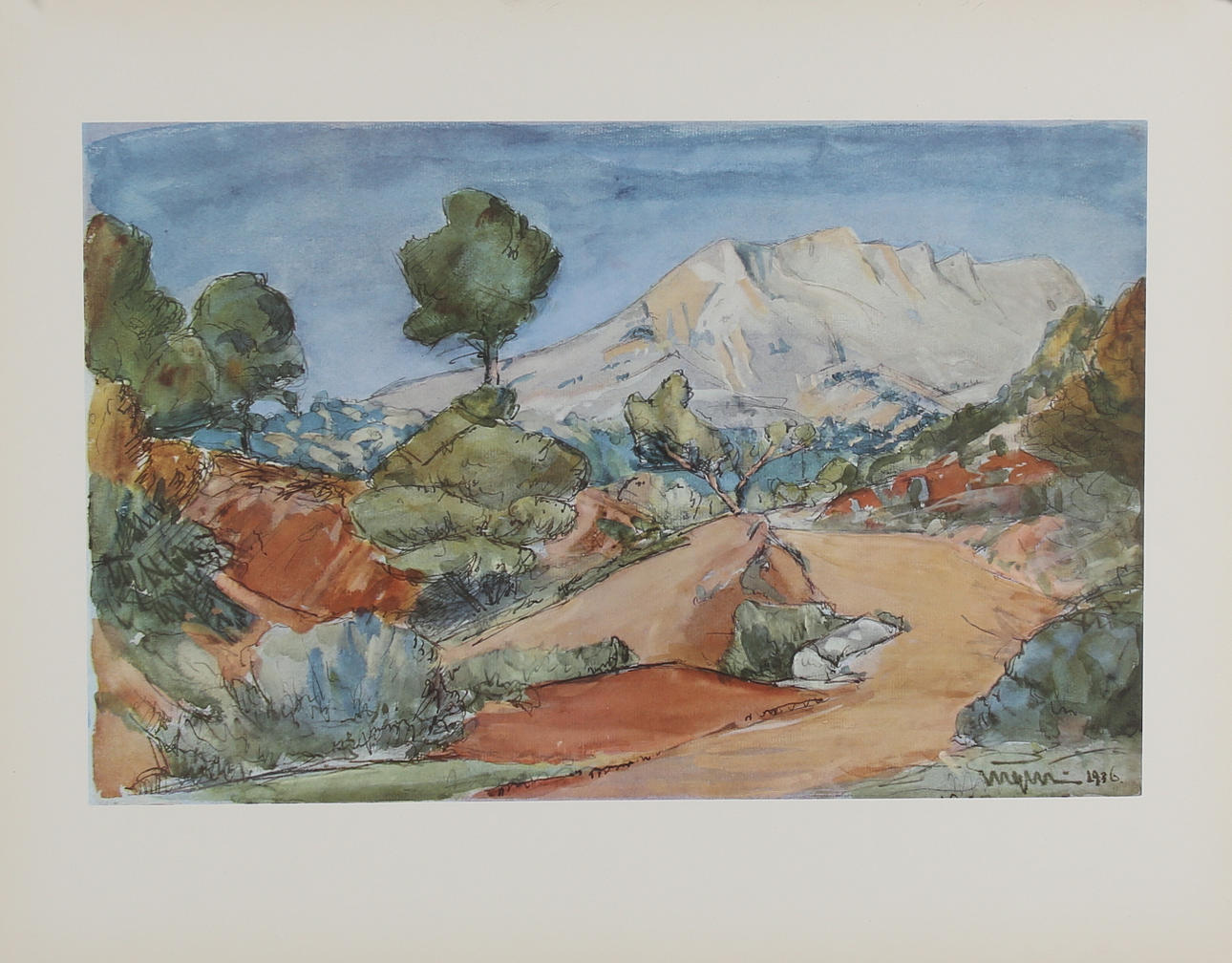 PARTI, Mappar, 3 st, Reproduktioner i färg, Prins Eugen, Helmer Osslund, Stockholmsportfölj.