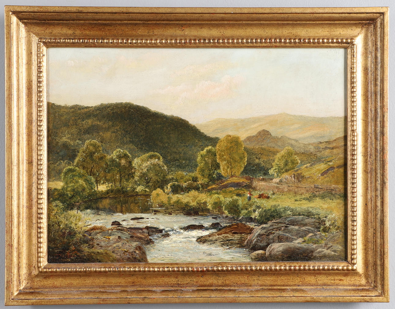 THOMAS DANBY (1818-1886). A SHELTERED POOL.