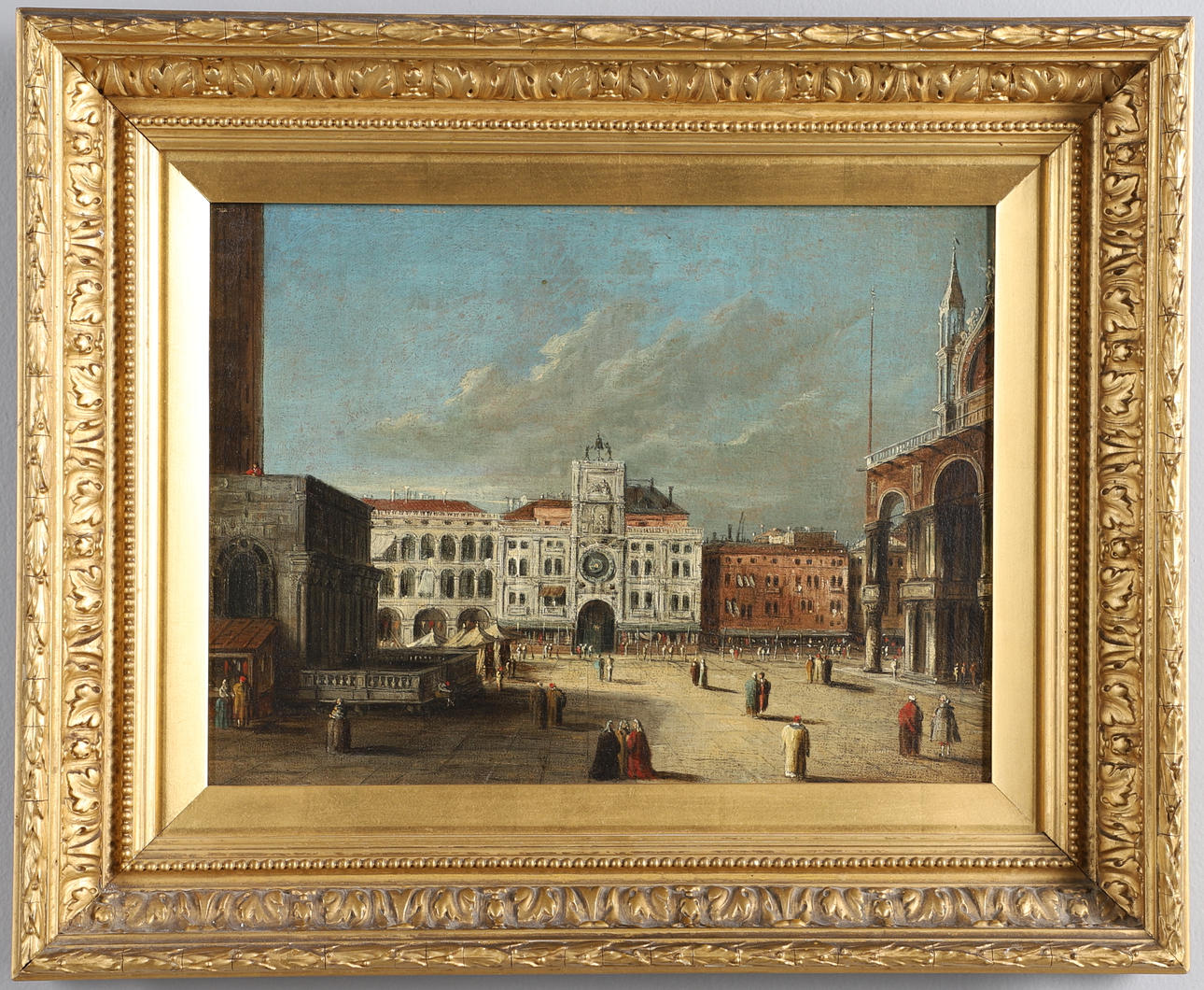 FOLLOWER OF FRANCESCO TIRONI (C.1745-1797). ST MARK'S CLOCKTOWER, PIAZZA S. MARCO, VENICE.