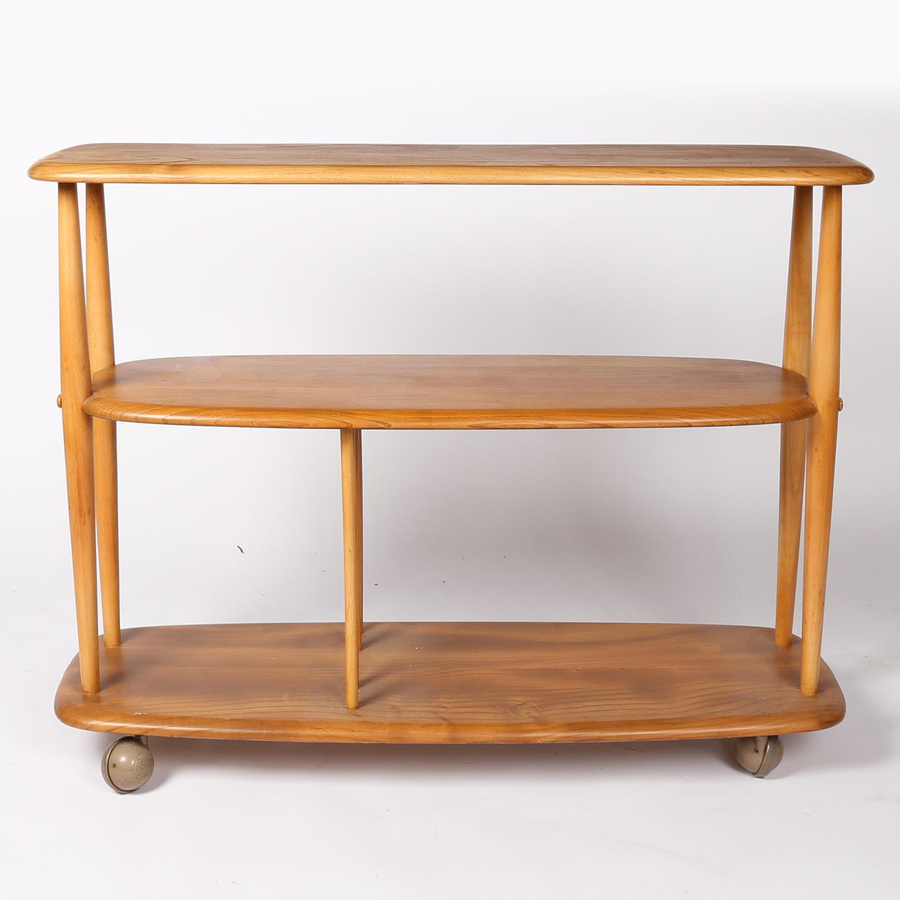 ERCOL. 'BABY GIRAFFE' TROLLEY.