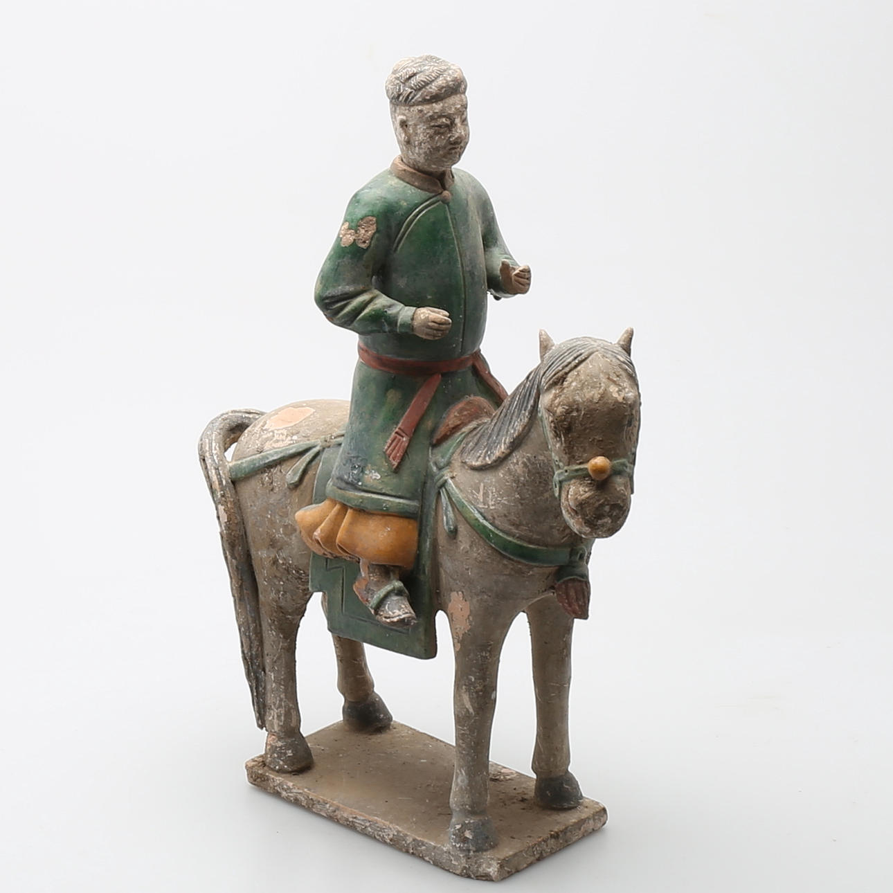 GRAVFIGUR i terracotta, sen Ming-dynasti (1368-1644), Kina.