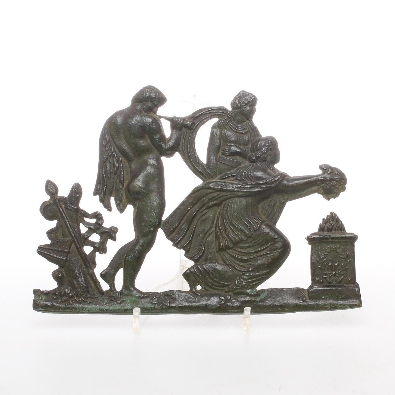 DEKORELEMET, brons, efter antiken, 17/1800-tal.