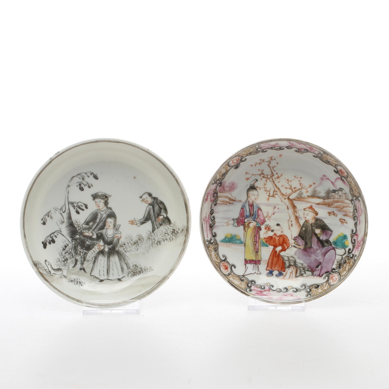 FAT, 2 st, porslin, Kina.