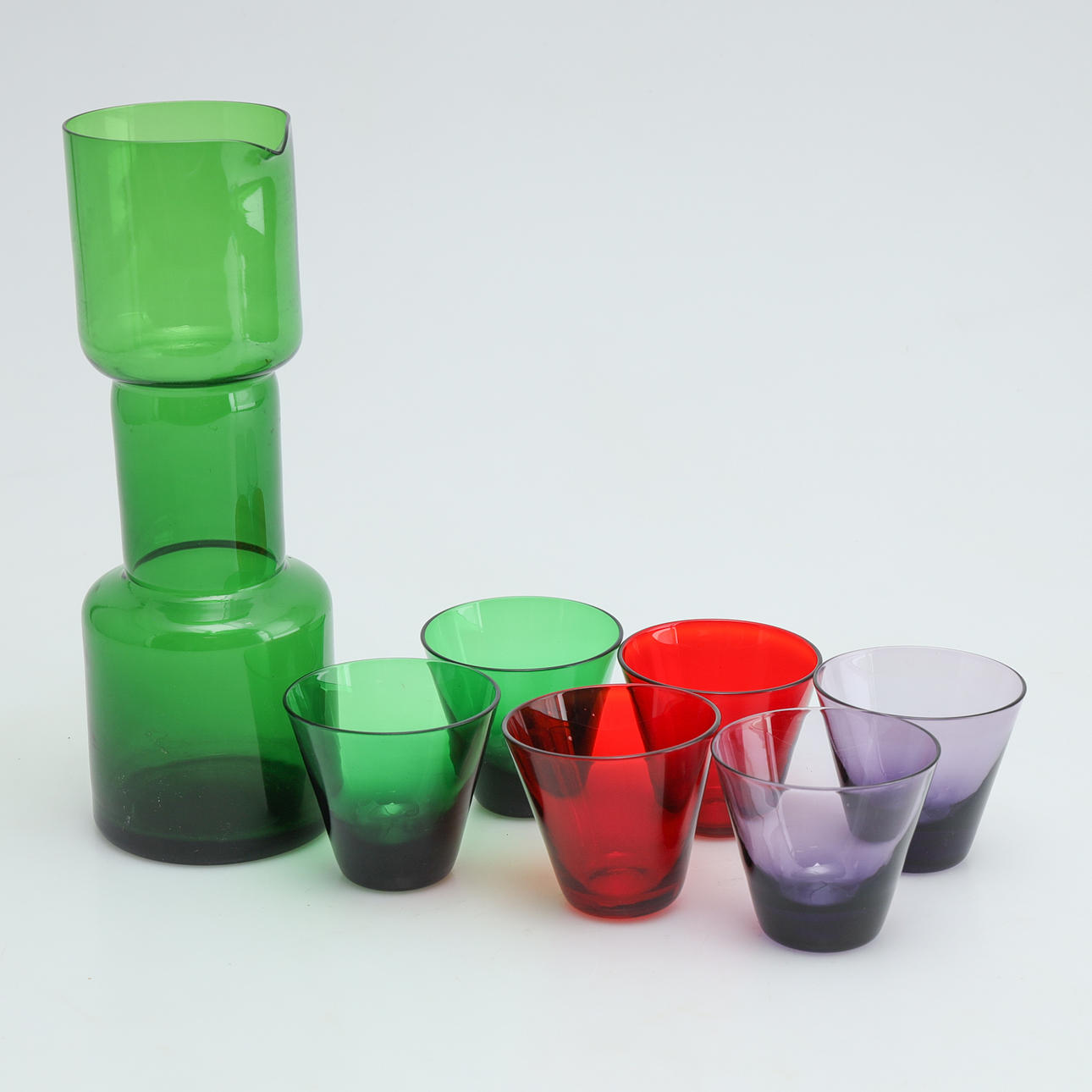 GLAS OCH KARAFF, troligen Ryds Glasbruk.