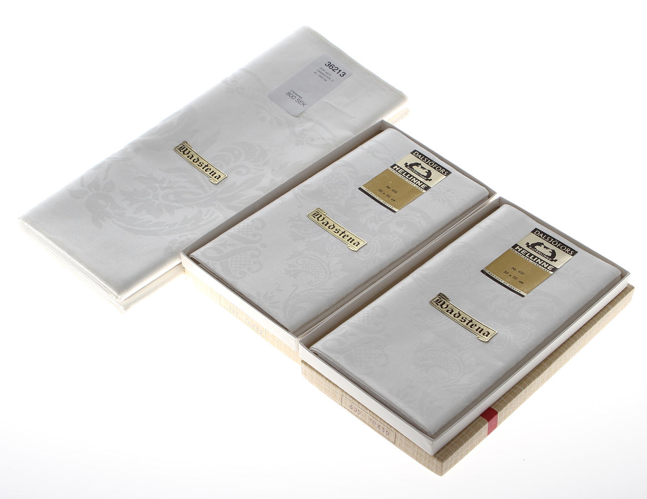 DUK samt DAMASTER, 2 st, 1900-tal.