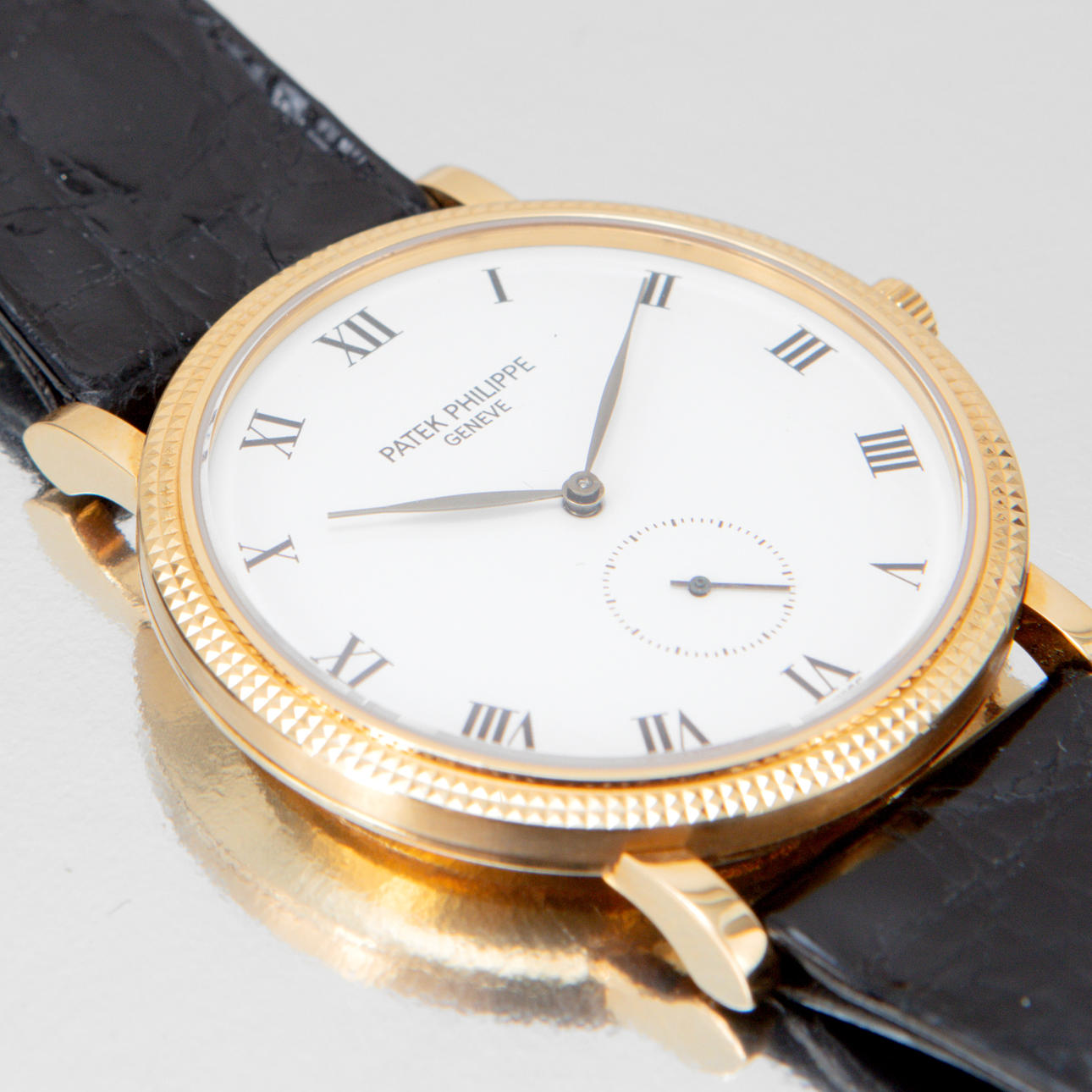 A wristwatch, Patek Philippe, Calatrava, 18k gold, automatic.