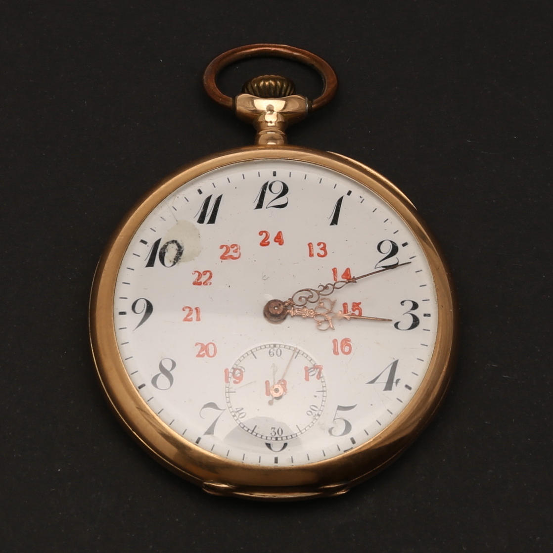 FICKUR, 14 karat guld, 1900-tal.