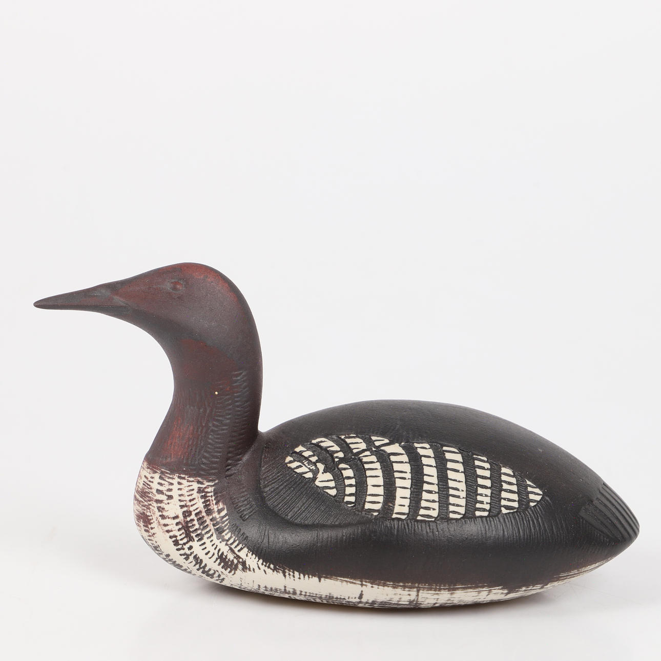 PAUL HOFF. Figurin, "Lom", stengods, Gustavsberg.