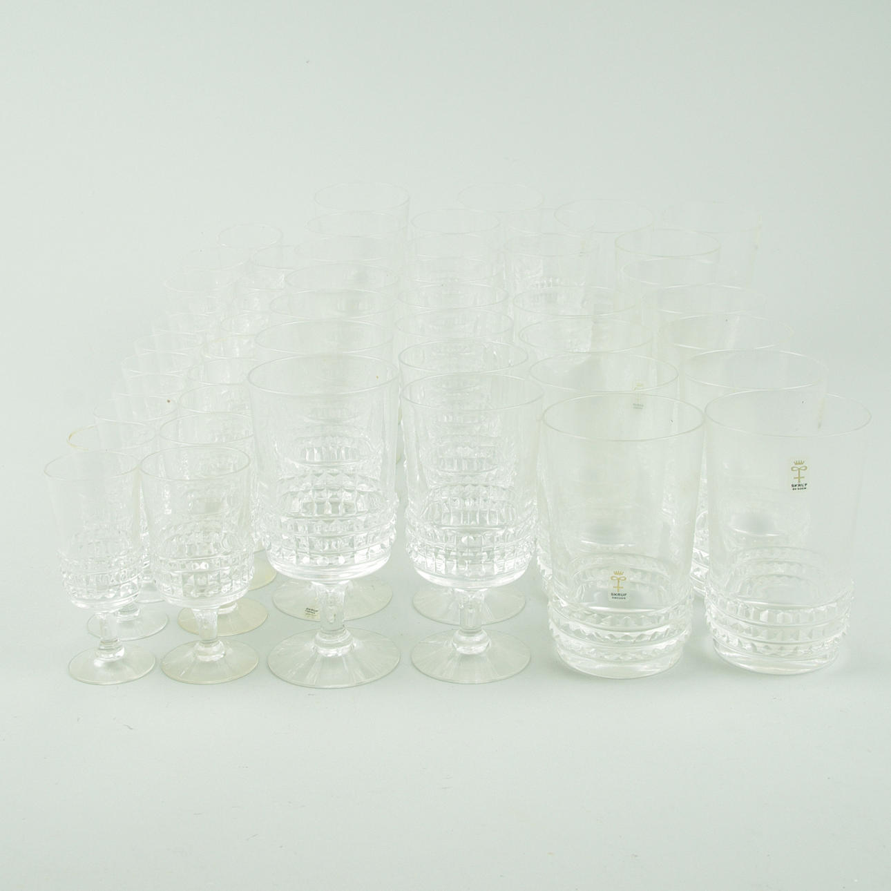 GLASSERVIS, "Corona", Bengt Edenfalk, Skruf.