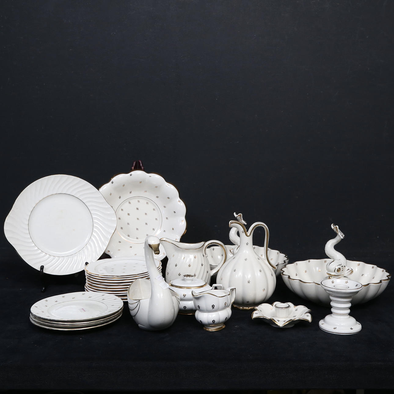 SERVIS 27 delar 'Gyllen' Uppsala Ekeby Gefle.