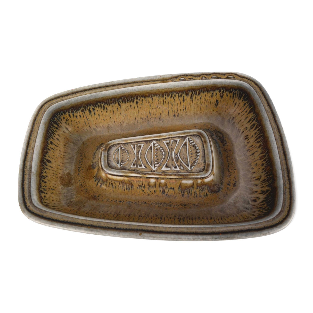 Un cenicero de gres, Gunnar Nylund, Rörstrand.