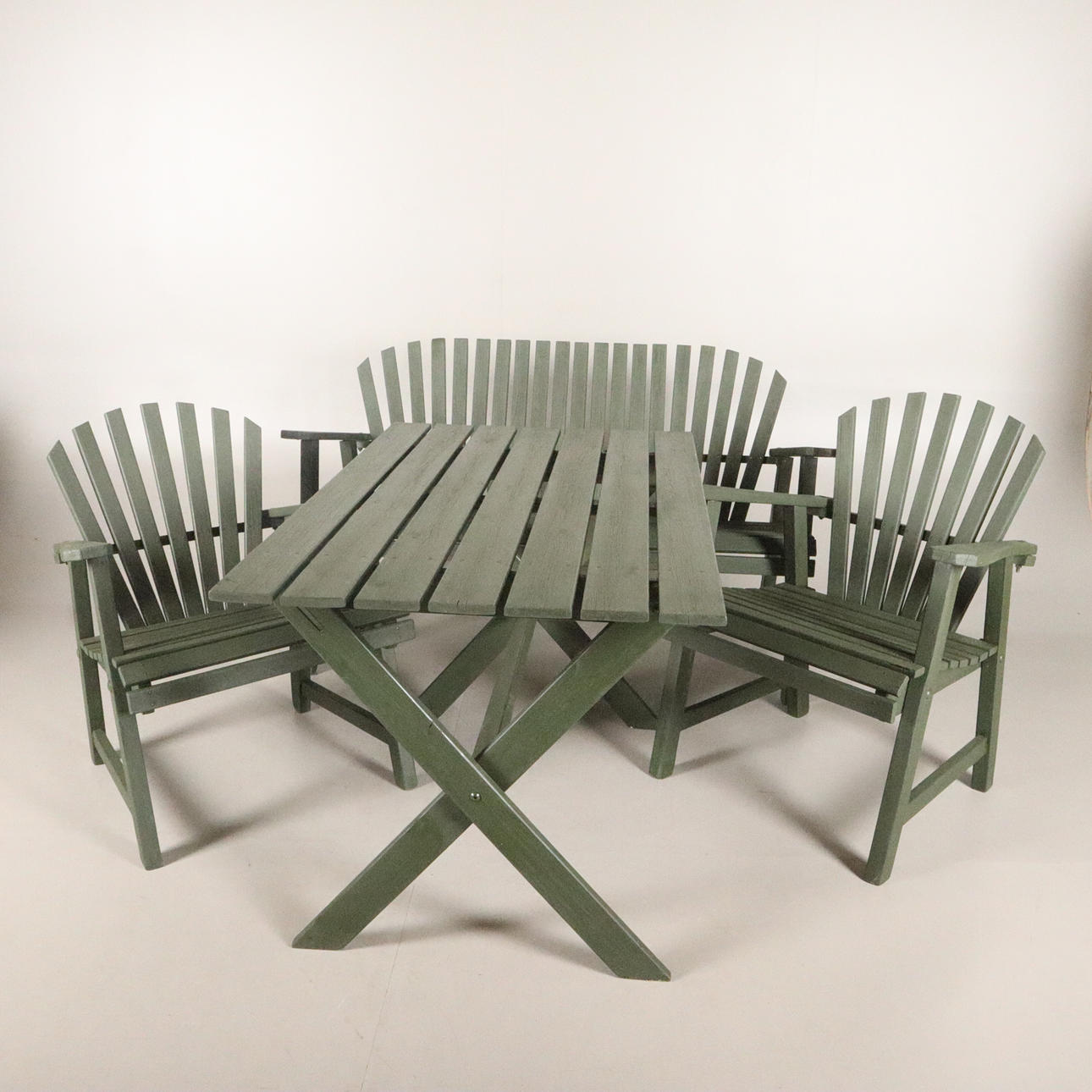 TRÄDGÅRDSGRUPP 4 delar New England stil.