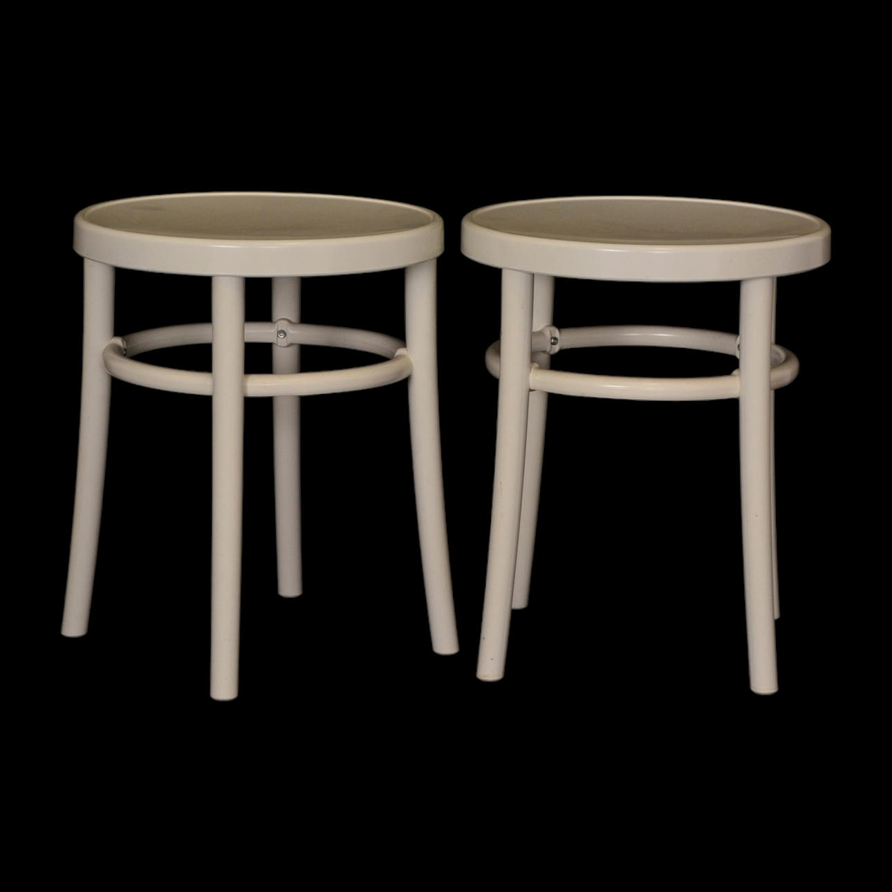 A pair of IKEA pallets, plastic.