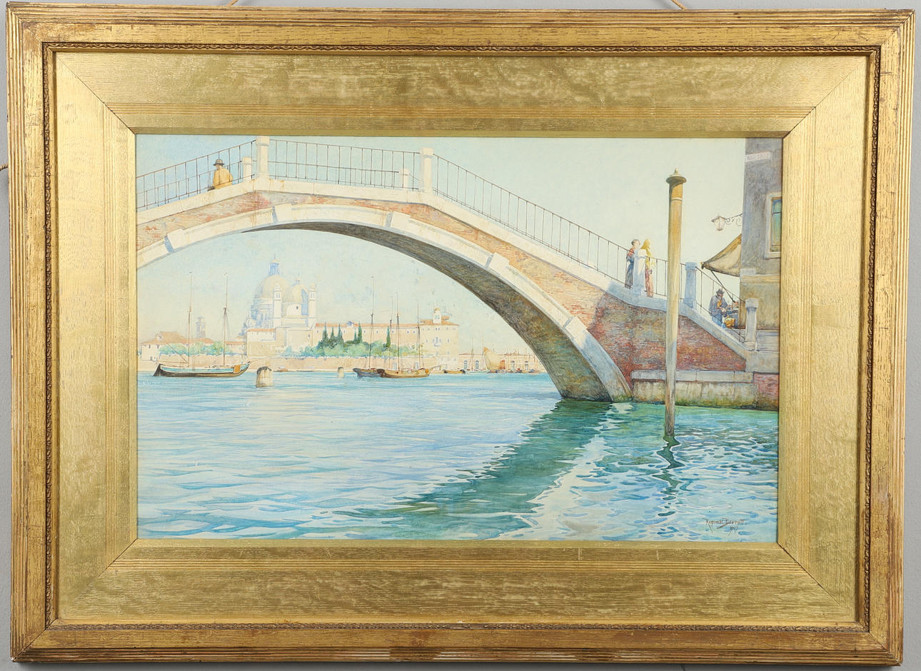REGINALD BARRATT (1861-1917). VIEW FROM GIUDECCA, VENICE.