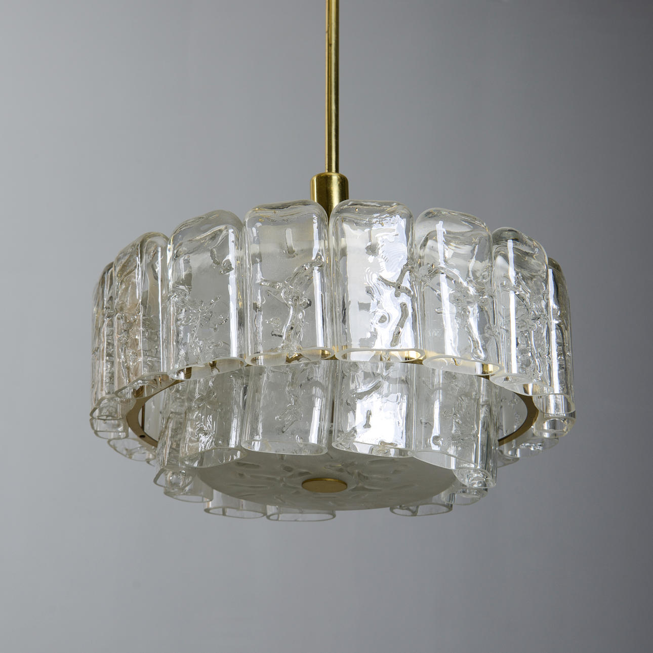 A Doria ceiling lamp, Austria, probably 1960s.