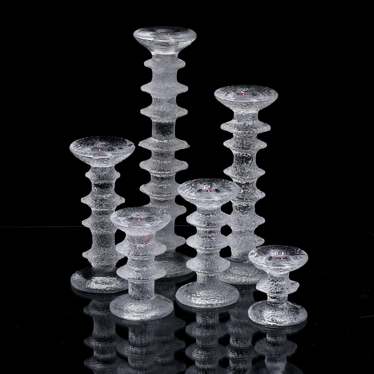 TIMO SARPANEVA. A set of 6 “Festivo” candlesticks, Iittala