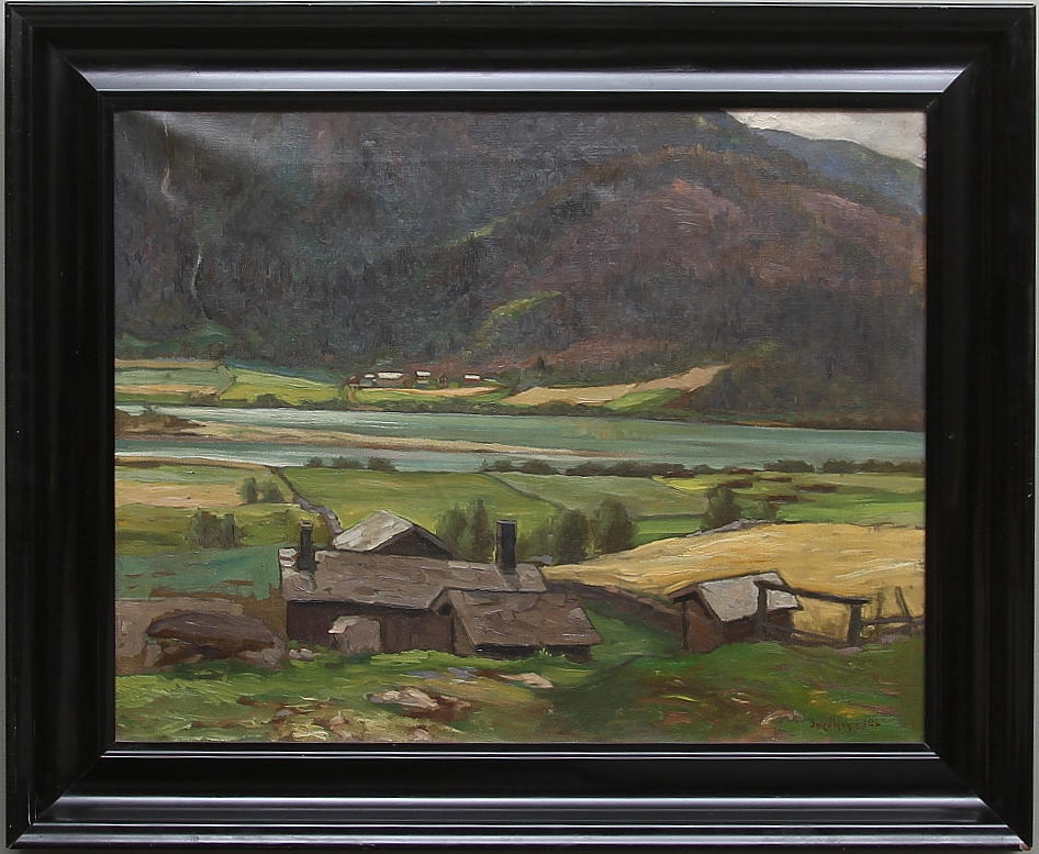 FRITZ SMEDBERG. Olja på duk, signerad och daterad 30.