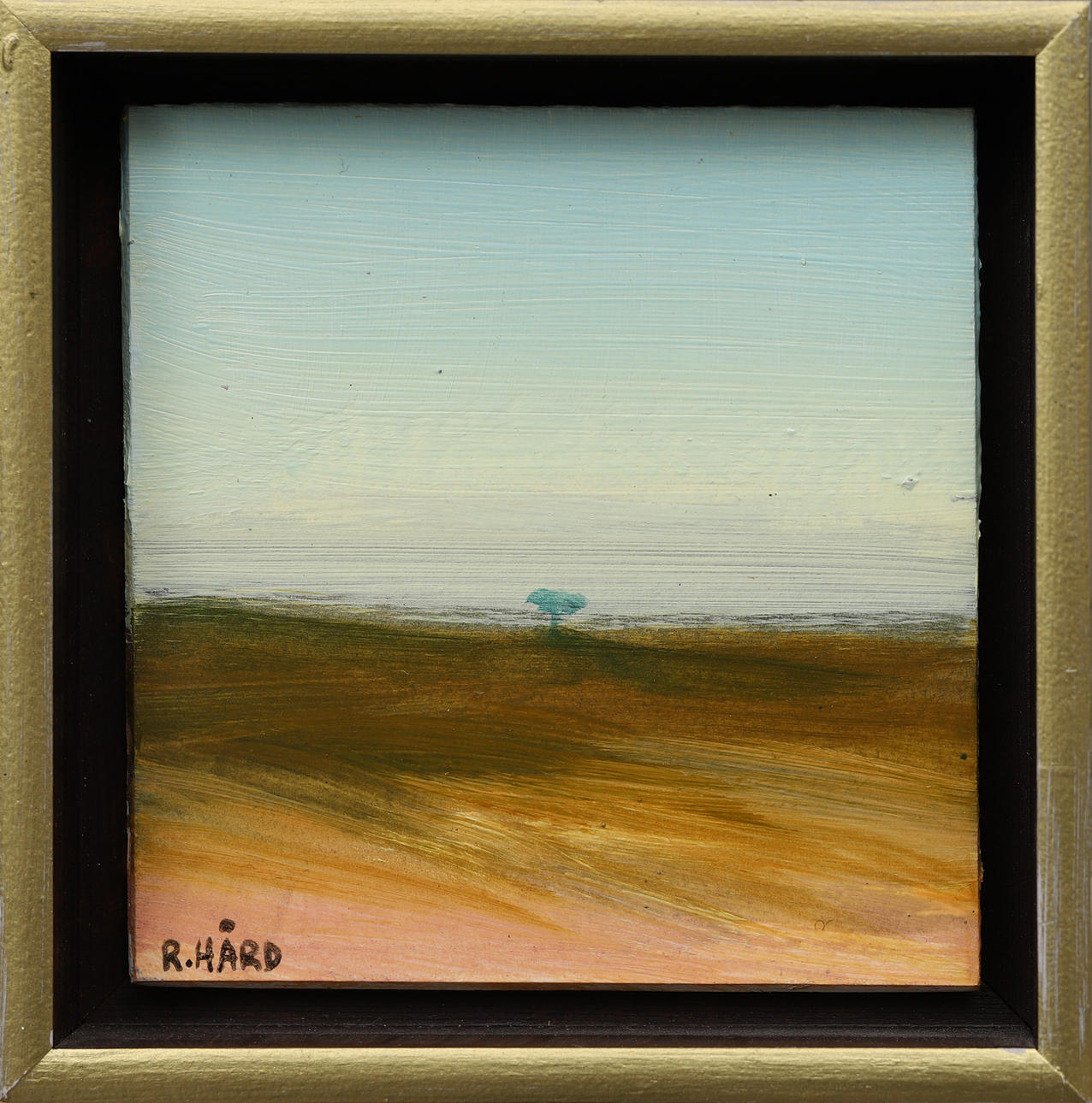 RONNY HÅRD. Oil on panel, signed and dated 2007.