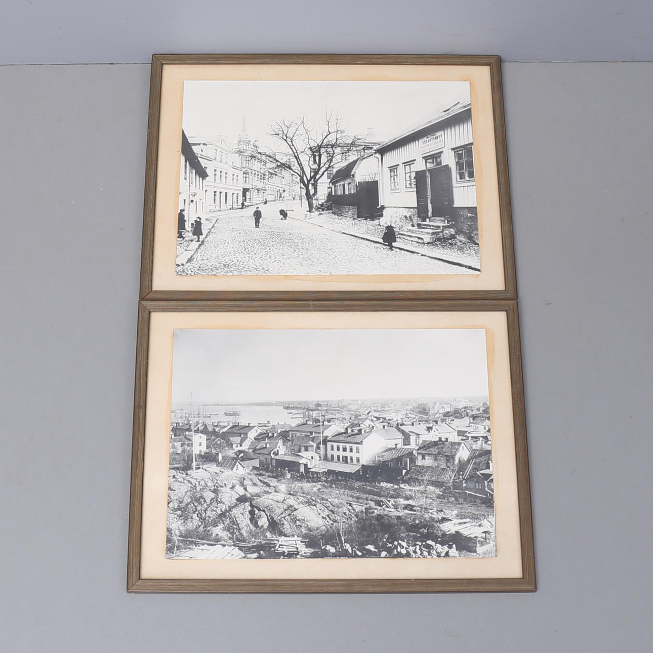 FOTOGRAFIER "Gamla Oskarshamn", 2 st.