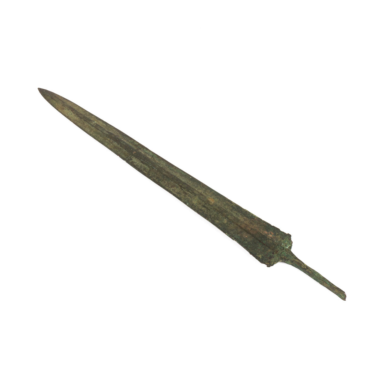 A metal dagger, Mediterranean, antique.