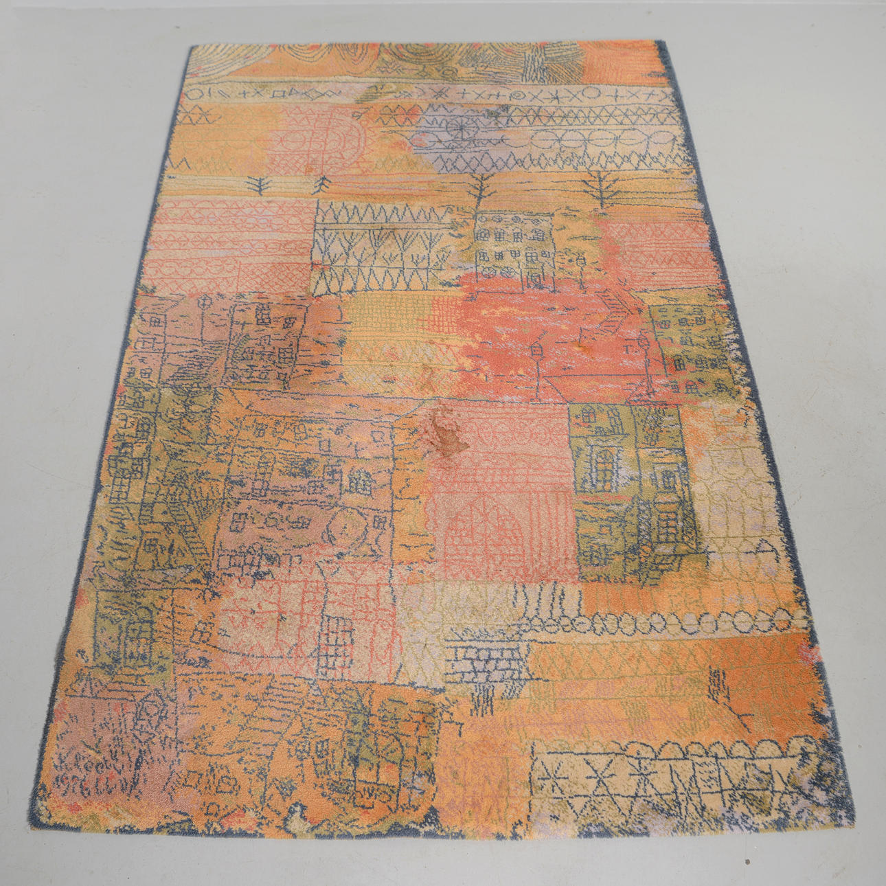 PAUL KLEE. Matta, Ege Art Line, Danmark, ca 282 x 182 cm.