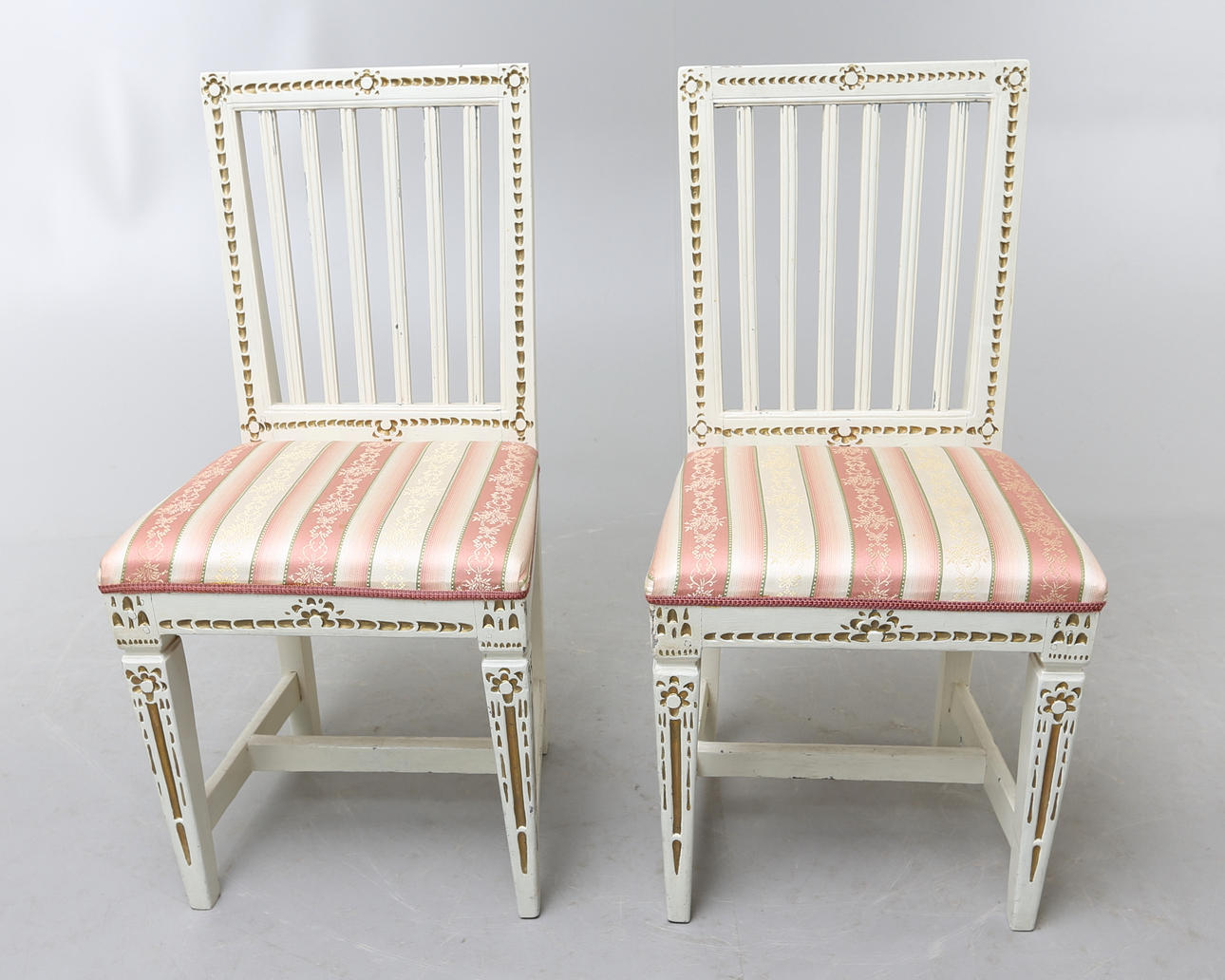 STOLAR, 1 par, sengustavianska, tidigt 1800-tal.