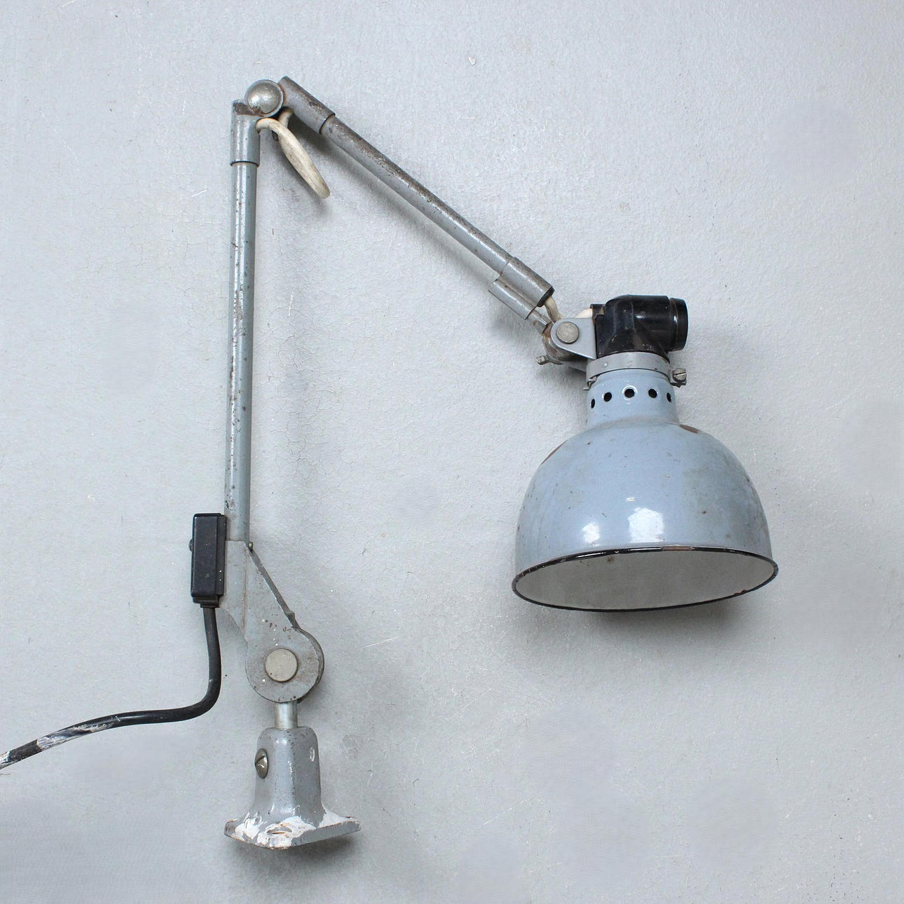 RADEMACHER. Joint lamp/workshop lamp, 1930s.