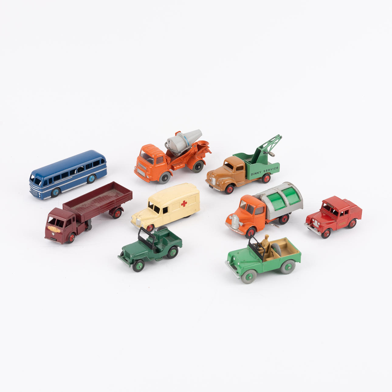 DINKY ENGLAND, 9 pieces.