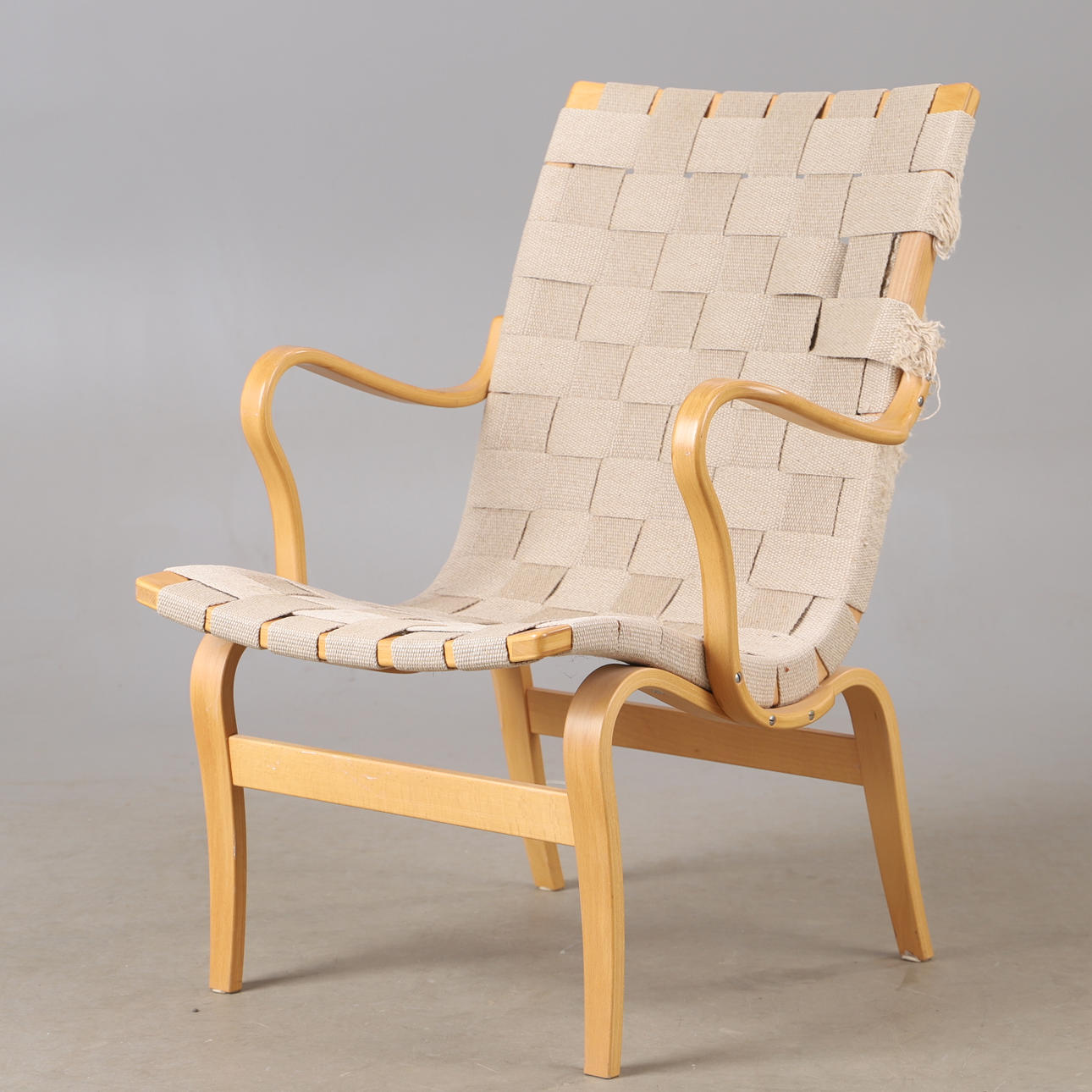 BRUNO MATHSSON. Lænestol, „Eva“, Dux.