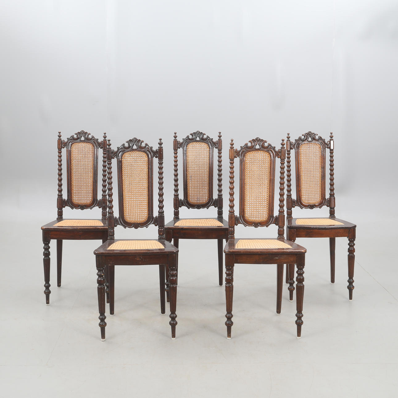 A set of five Neo-Renaissance chairs. Furniture - Armchairs & Chairs ...