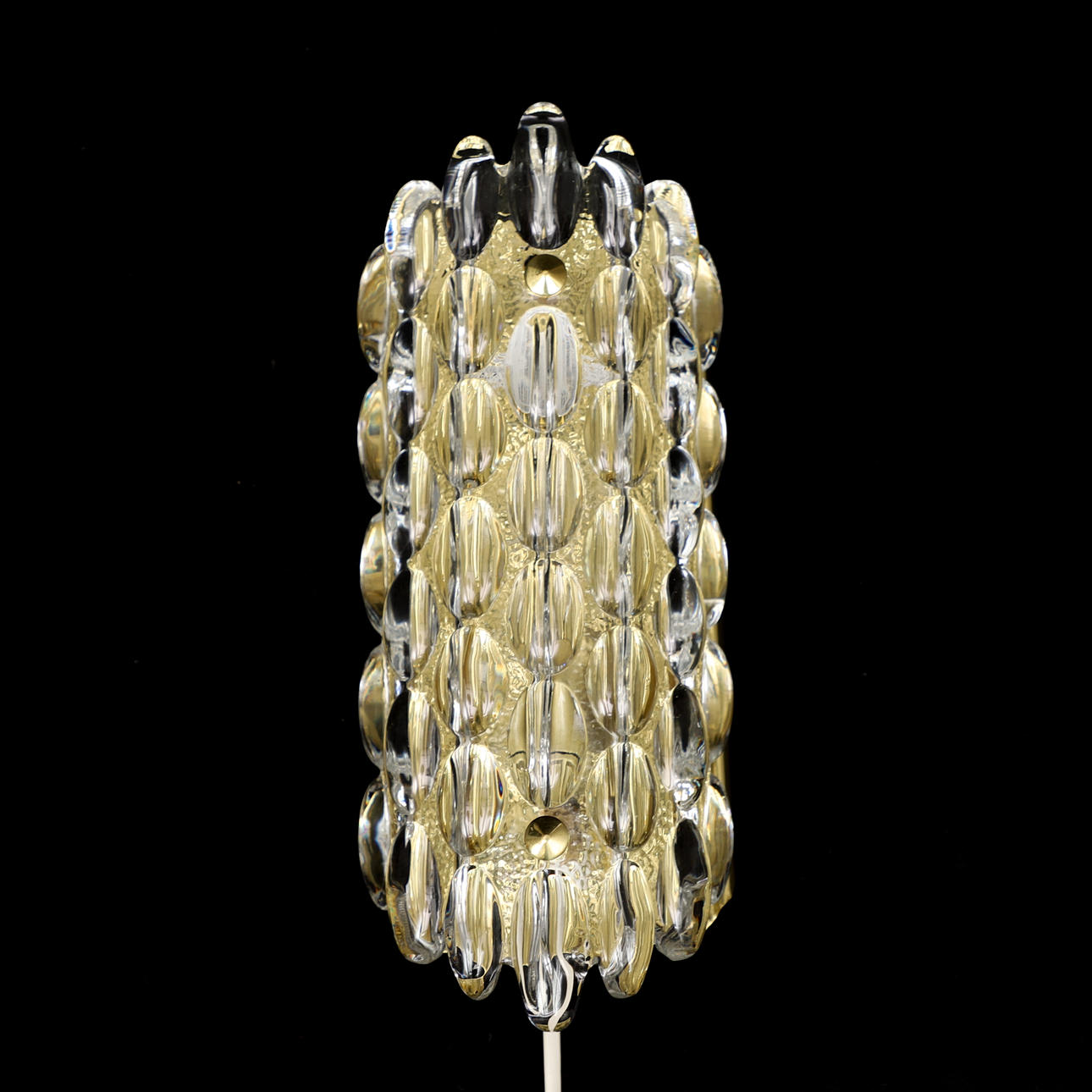 CARL FAGERLUND. Wandlampe, Orrefors.