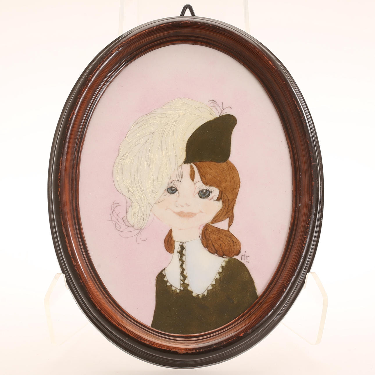 FEINSTEINZEUG, monogrammiert, signiert HE.