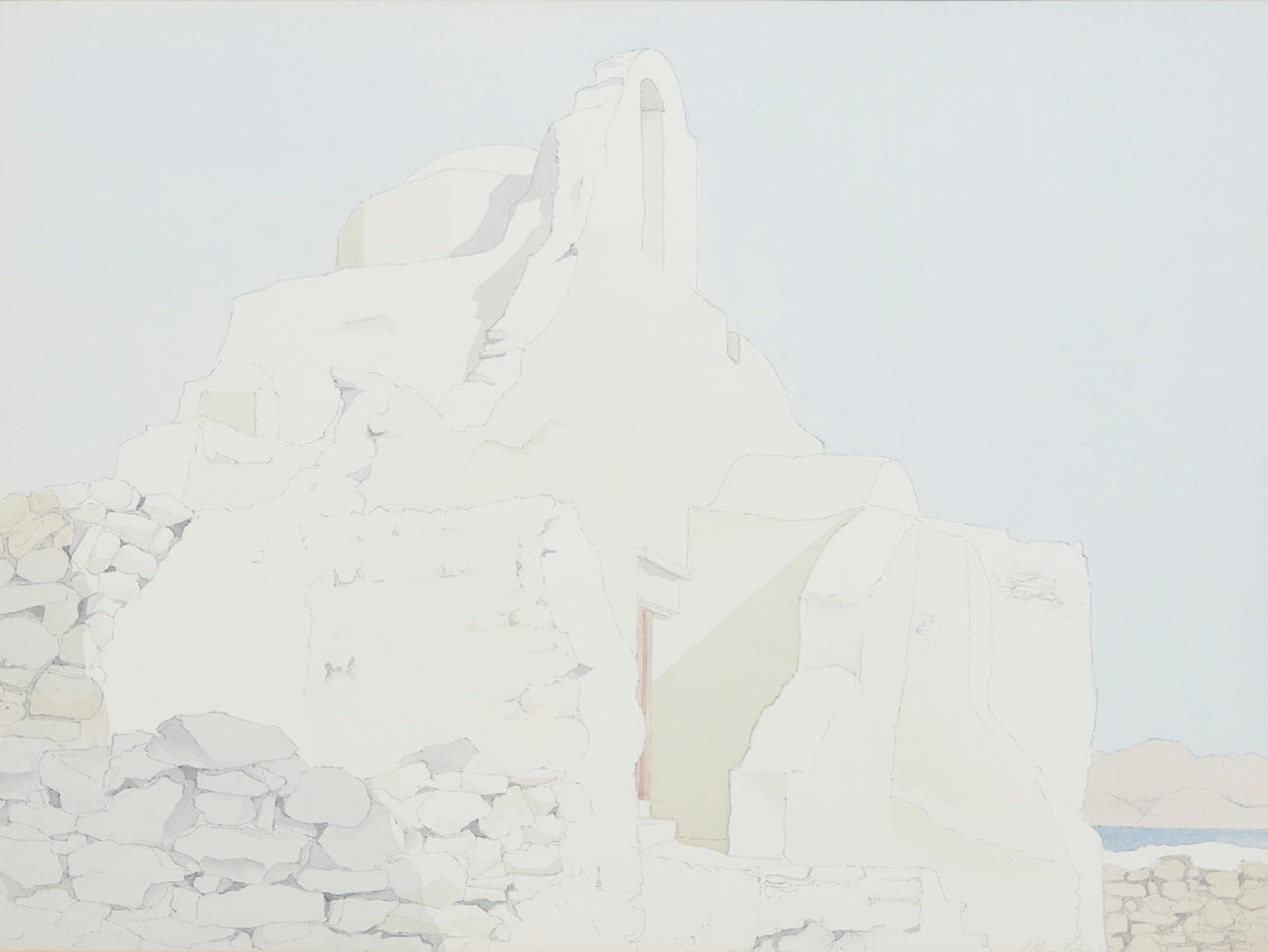 LOTHAR BRAUN (GEB. 1931). Mykonos.