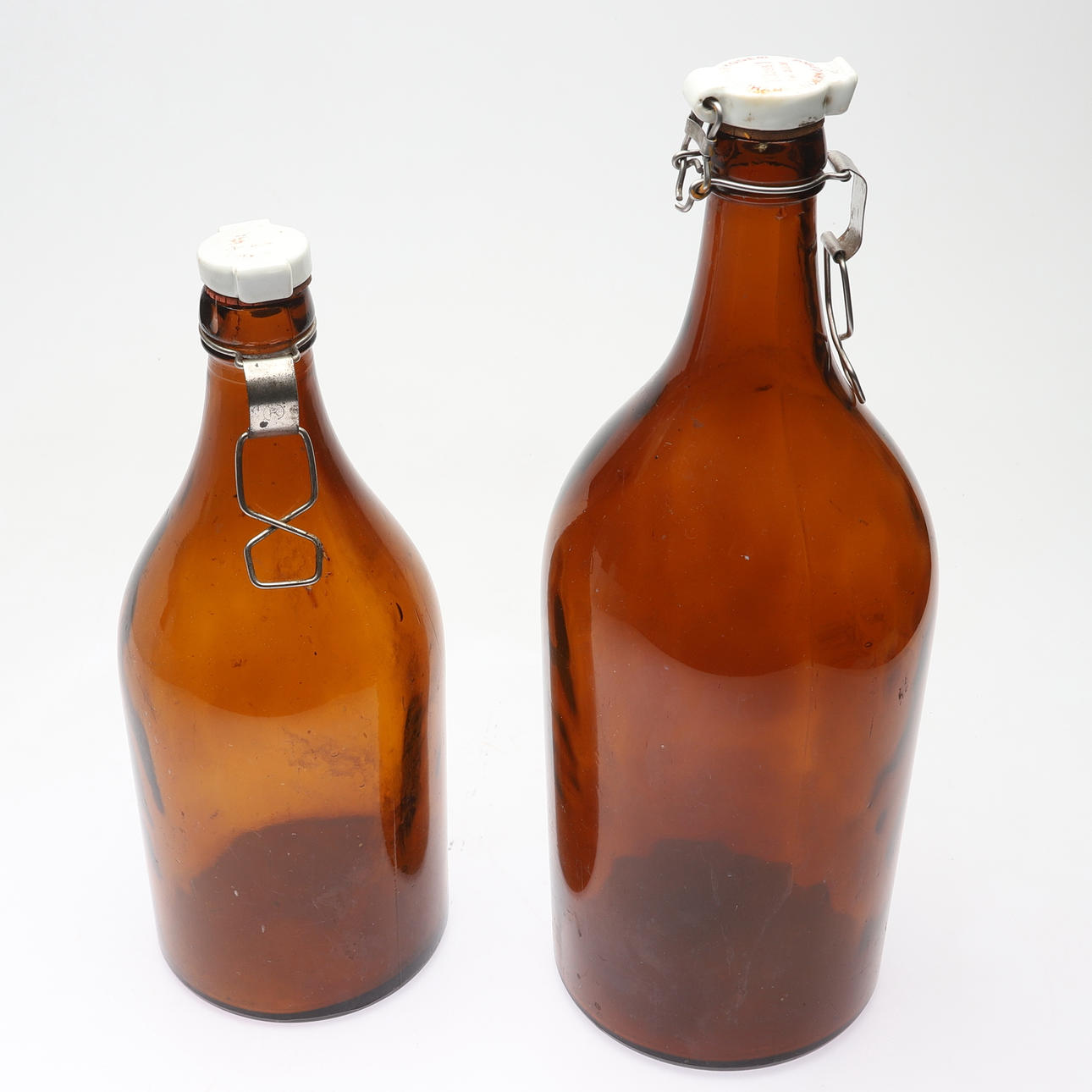 BRYGGERIFLASKOR, 2 st, Nyhléns bryggeri Norrköping.
