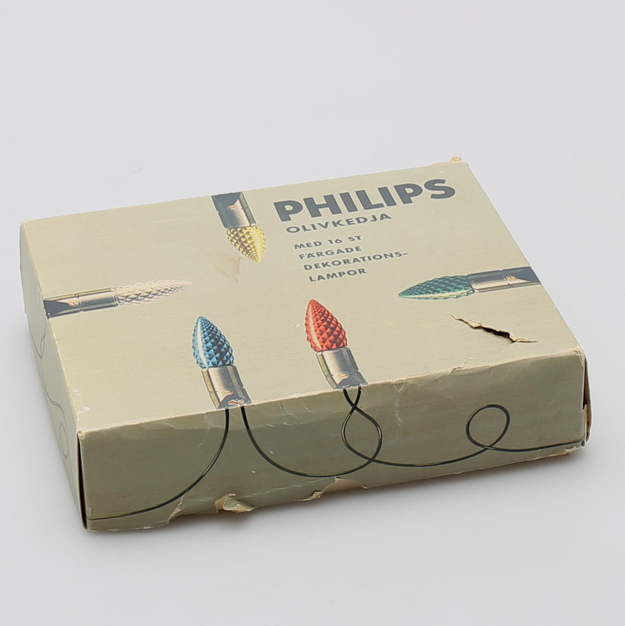 LJUSKEDJA, Philips olivkedja.