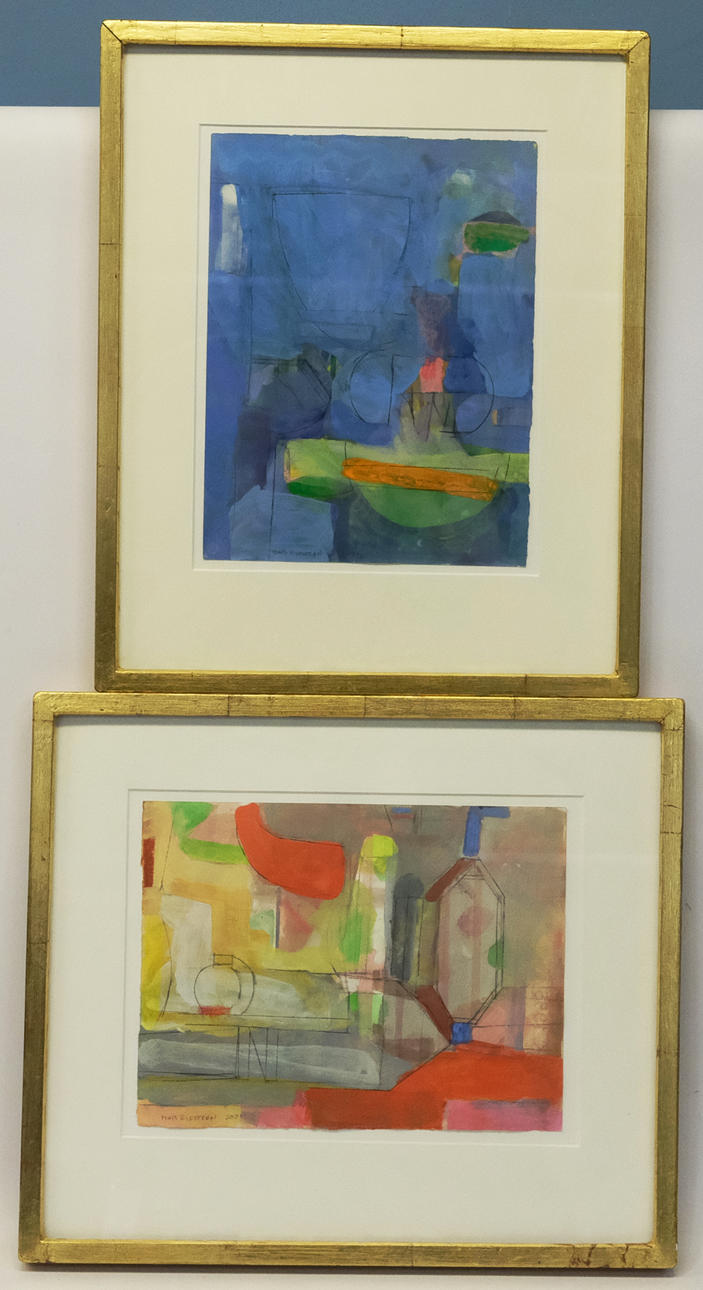 MATS RYDSTERN. TVÅ AKVARELLER.