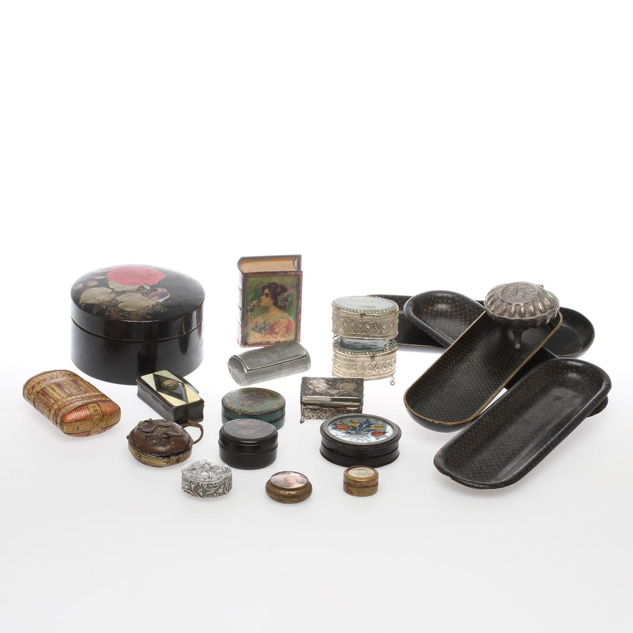 DOSOR 16 st samt BRICKFAT 4 st, 1800/1900-tal.