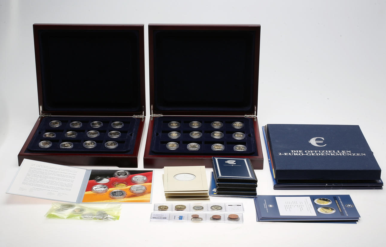 MYNTSAMLING M M, bl a euro-mynt, huvudsakligen 2000-talet.