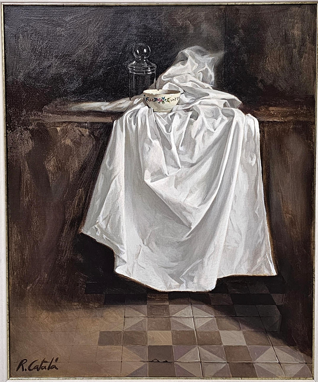RAFAEL CATALÀ (1929). BODEGÓN. ÓLEO SOBRE LIENZO.