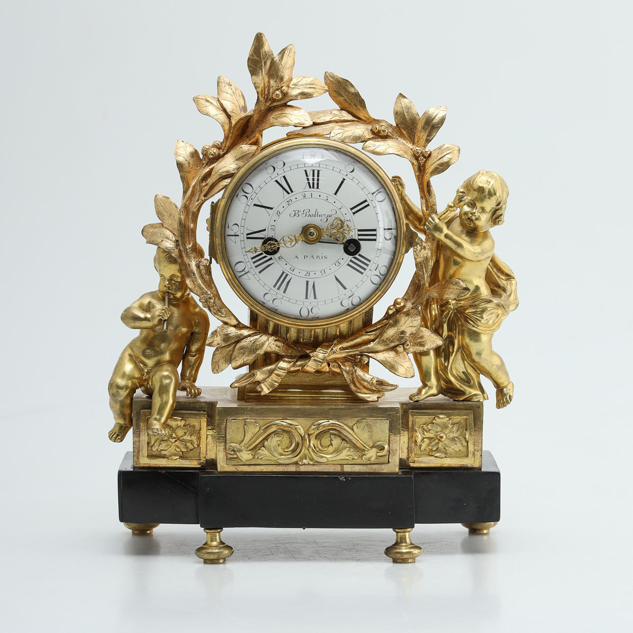 TABLE PENDULUM. Bt Balthazar, Paris, 17th/19th century.