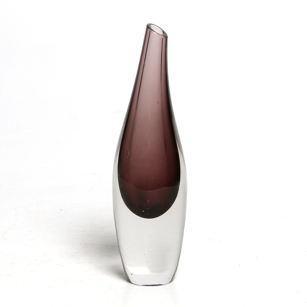 VAS, glas, signerad Tapio Wirkkala -57. Iittala. Finland.