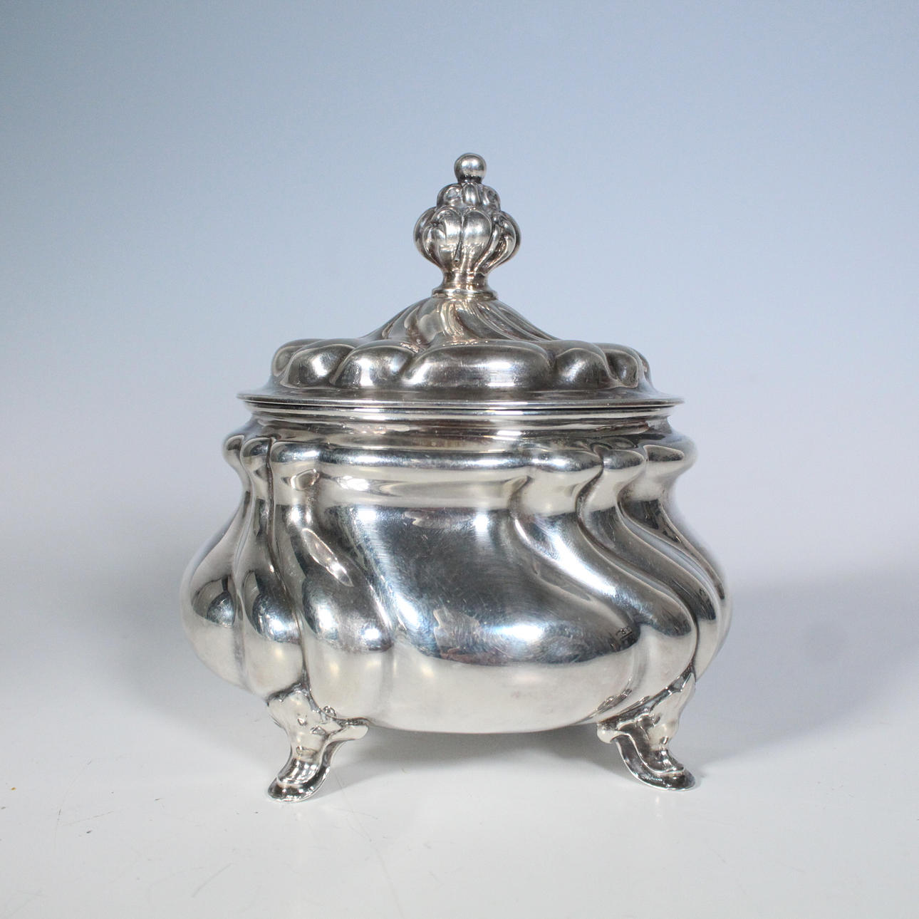 Barock sockerskål, 835s.