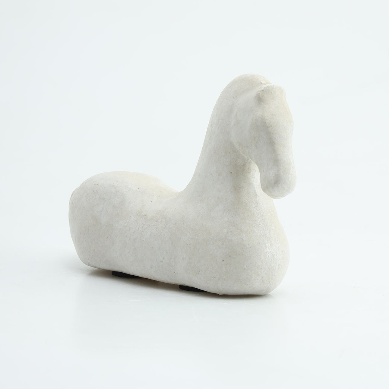 GUSTAV & ULLA KRAITZ. sculpture, horse, signed.