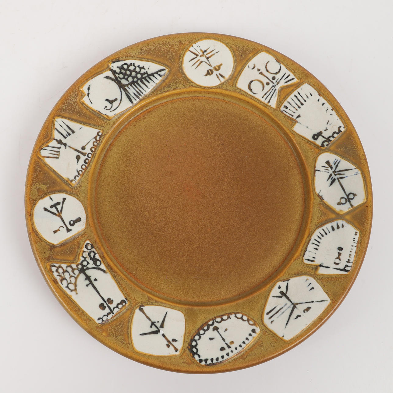 LISA LARSON. Plate, “Thalia”, stoneware, Gustavsberg.